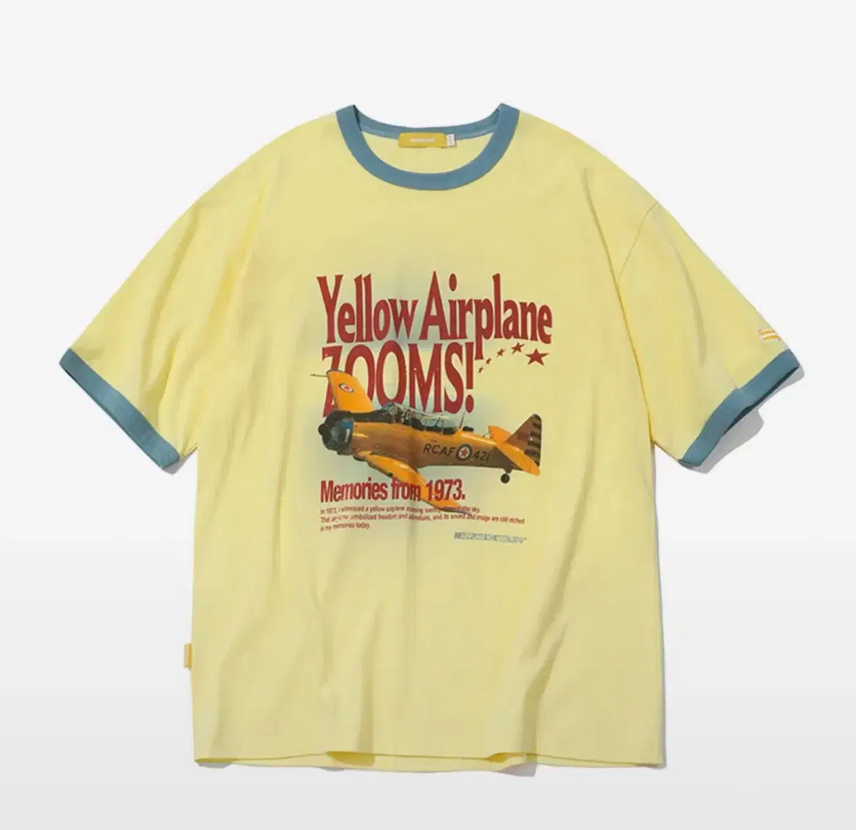 메인부스 M73 Airline T-shirt(EGG SHELL) 반팔티